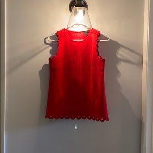 JCrew Red Blouse